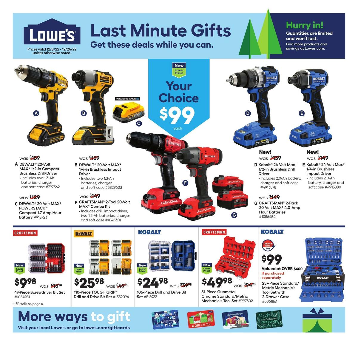 Lowe's Weekly Ad from December 8