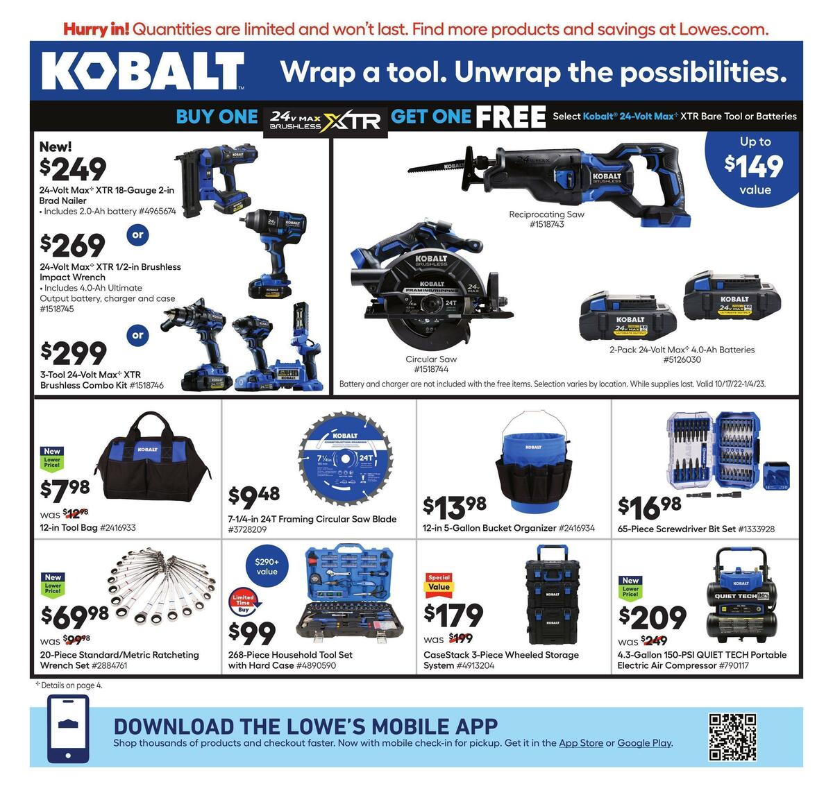 Lowe's Weekly Ad from December 8