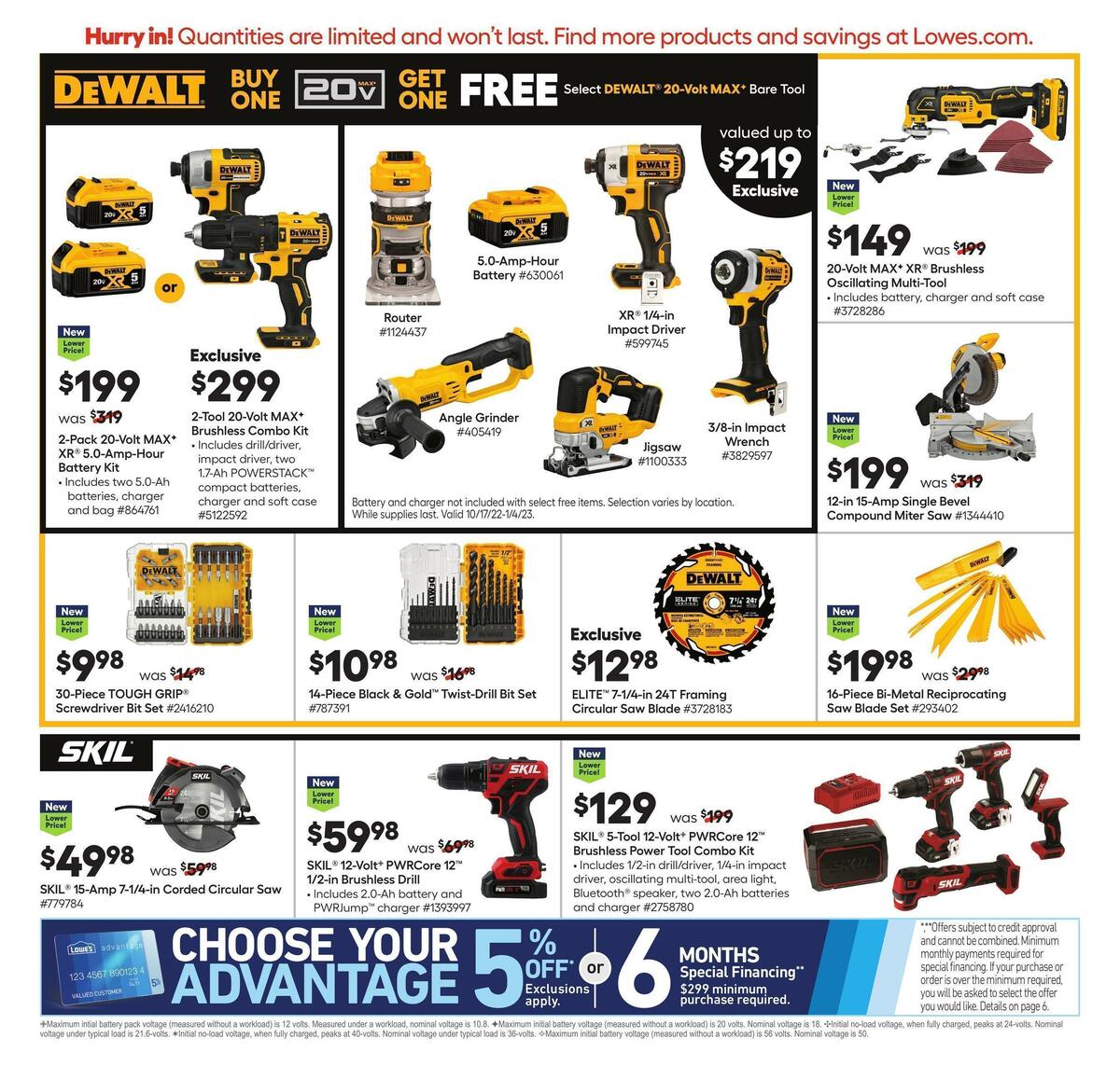 Lowe's Weekly Ad from December 8