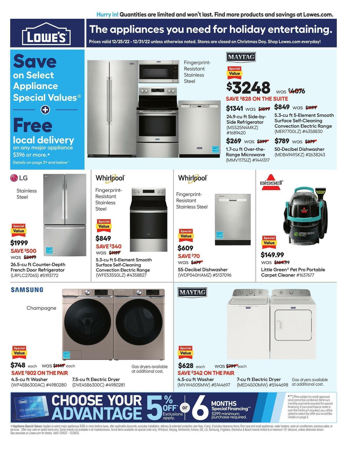 Lowe's Weekly Ad from December 25