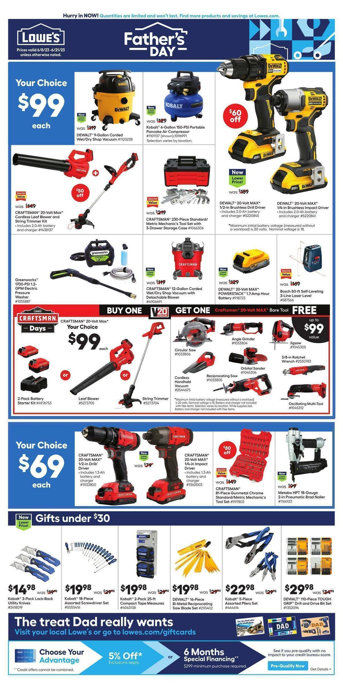 Lowe's Weekly Ad from June 8