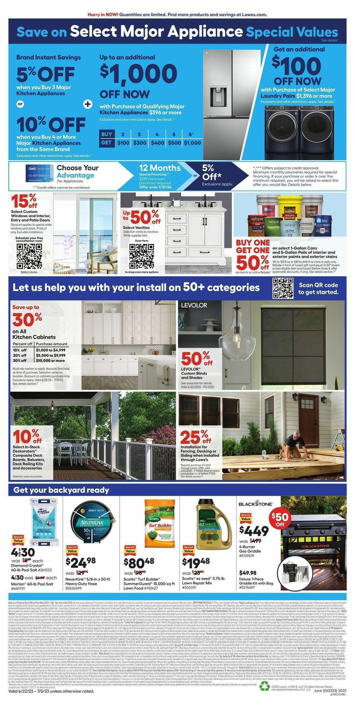 Lowe's Weekly Ad from June 22