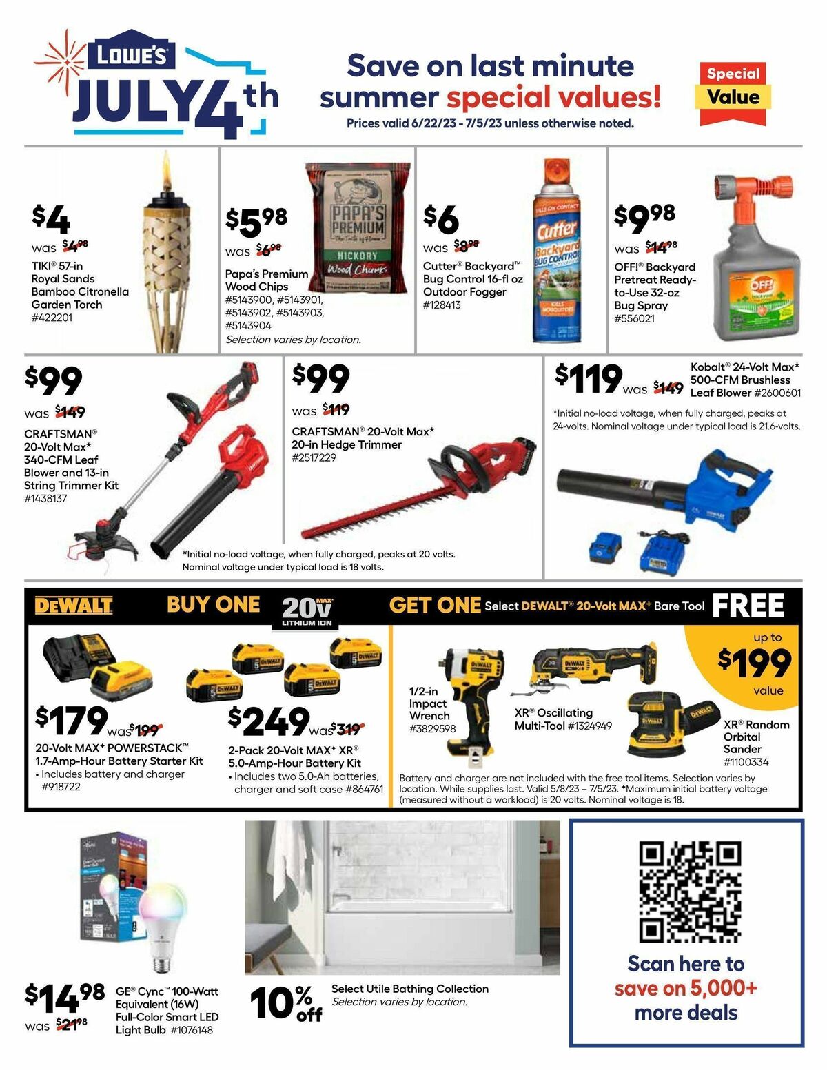 Lowe's Weekly Ad from June 22