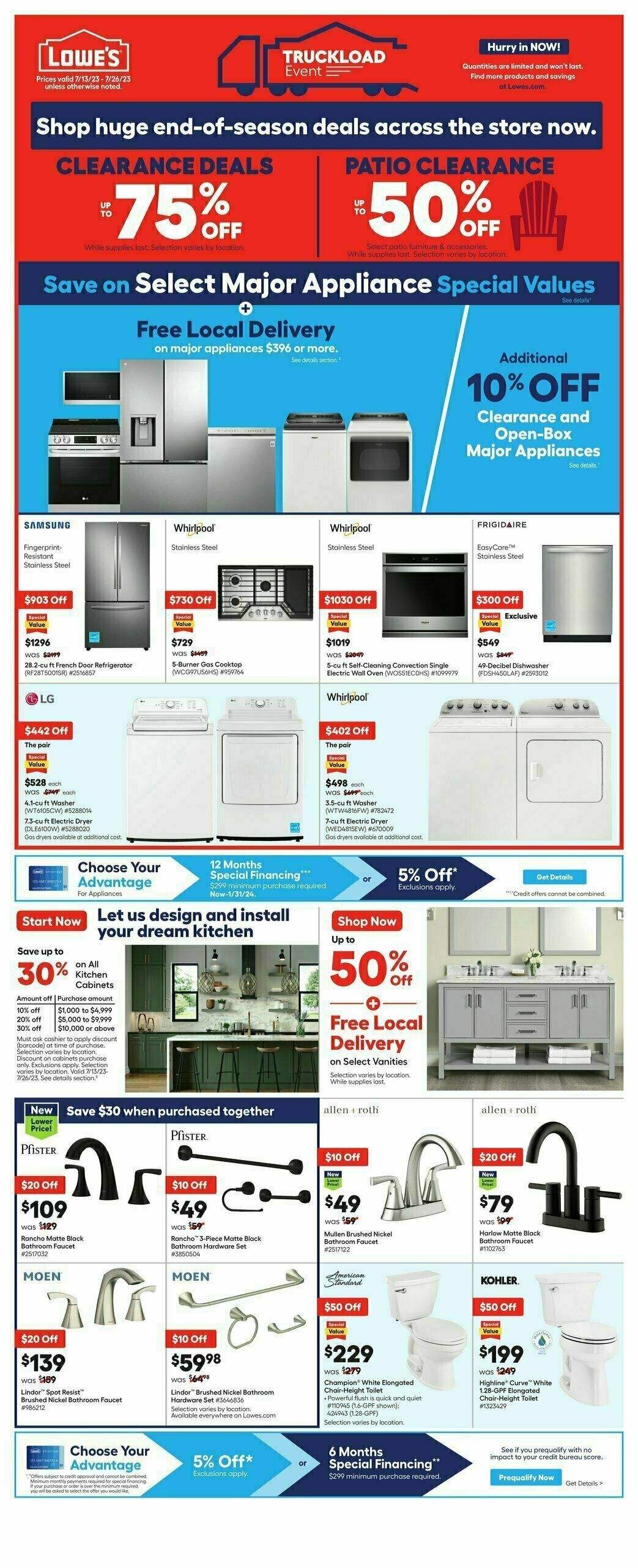 Lowe's Weekly Ad from July 13