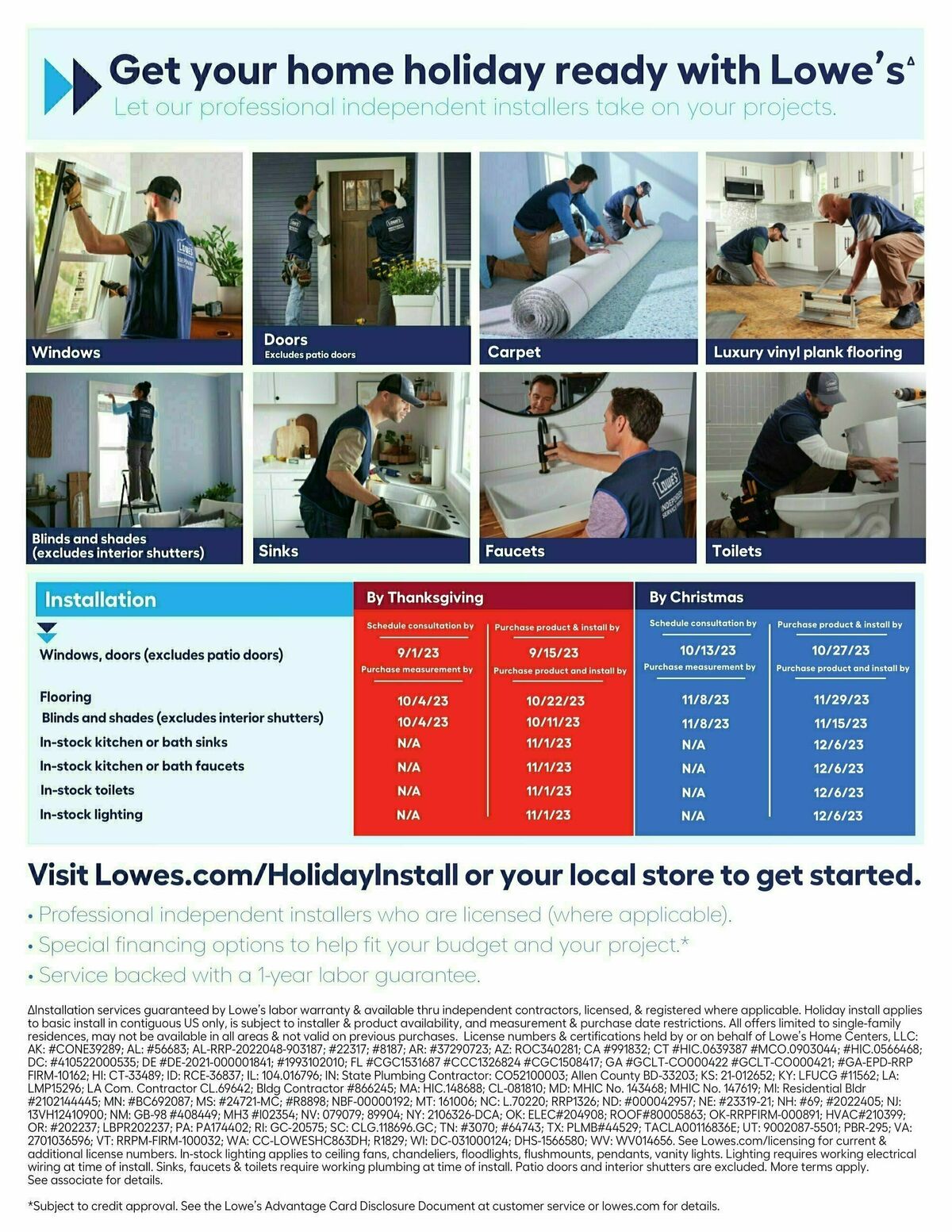 Lowe's Weekly Ad from September 28