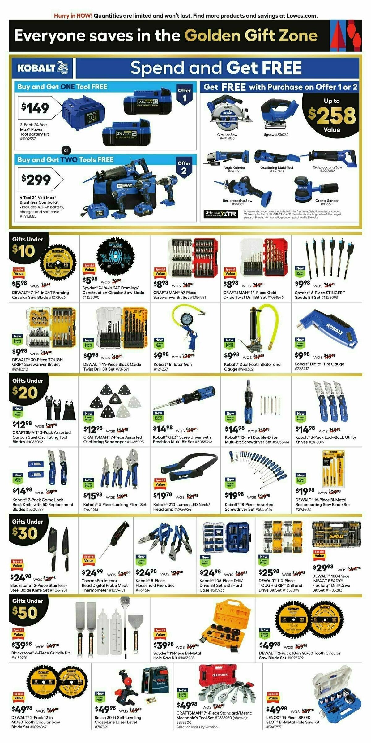 Lowe's Black Friday Weekly Ad from November 23