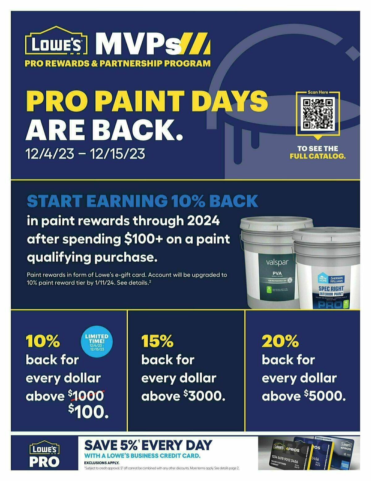 Lowe's Pro Ad Weekly Ad from December 4