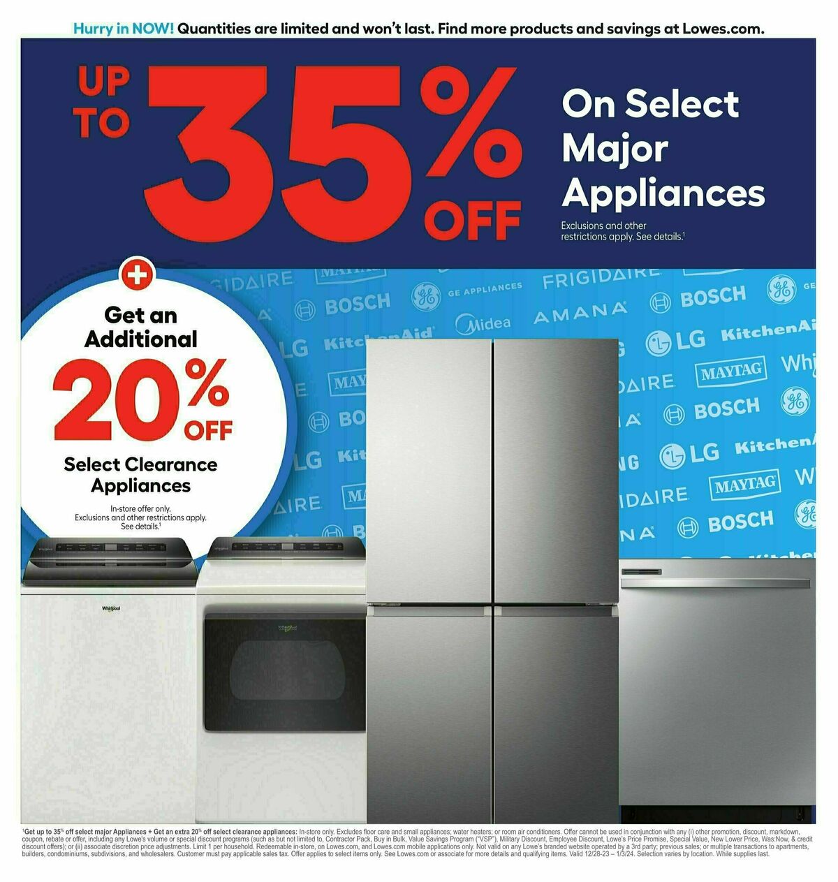 Lowe's Weekly Ad from December 28
