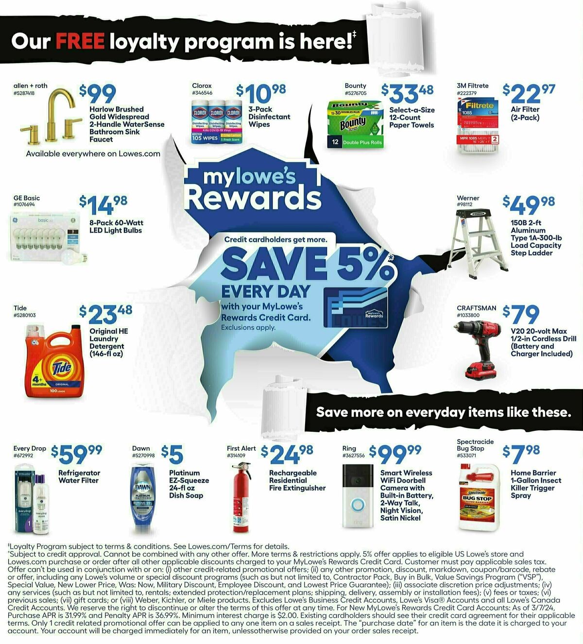 Lowe's MyLowe's Rewards Weekly Ad from March 7