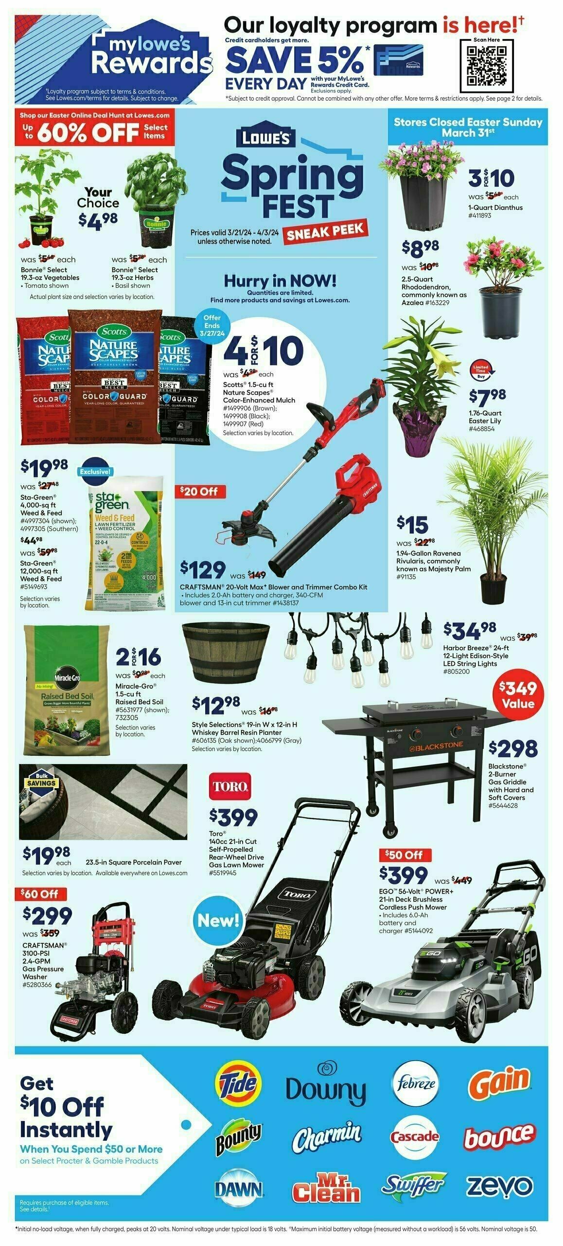 Lowe's Weekly Ad from March 21