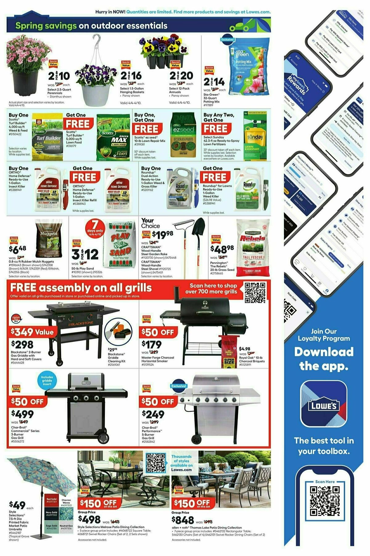 Lowe's Weekly Ad from April 4