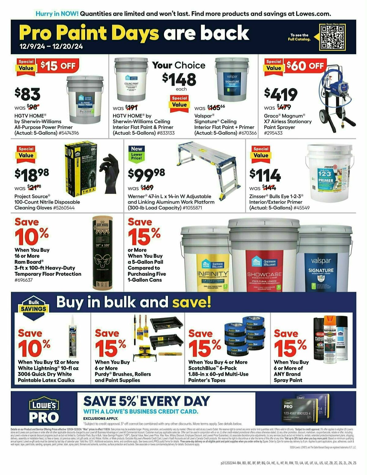 Lowe's 70 Weekly Ad from December 9