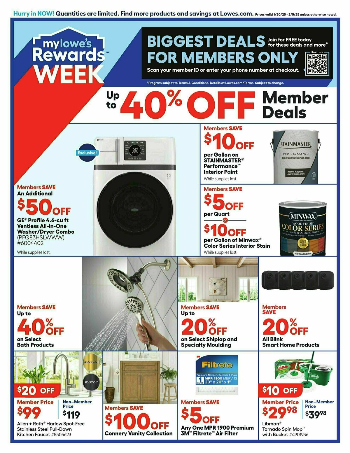 Lowe's Weekly Ad from January 30