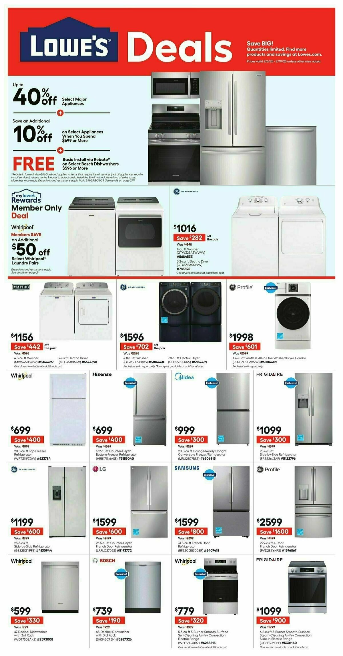 Lowe's Weekly Ad from February 6