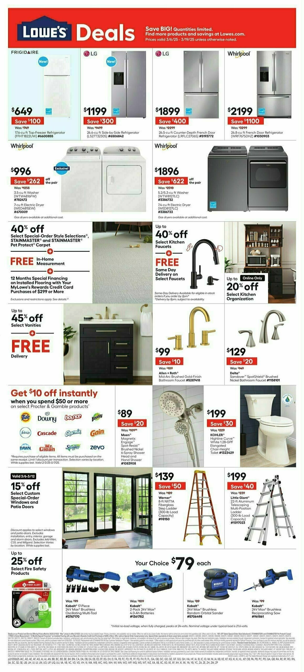 Lowe's Weekly Ad from March 6
