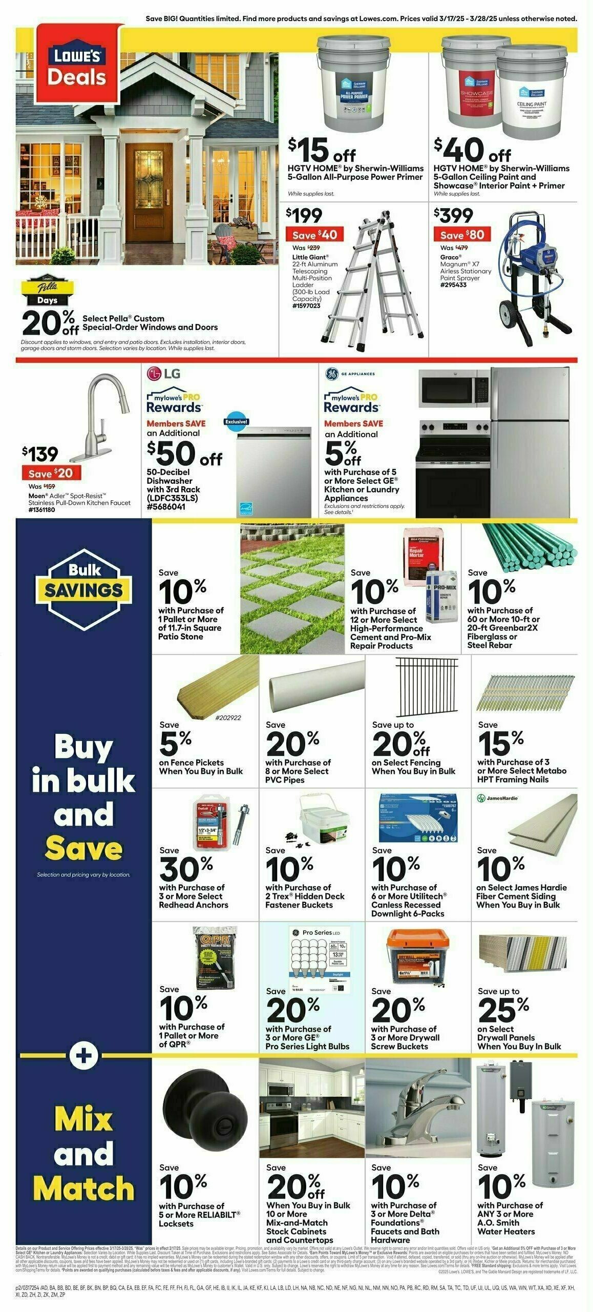 Lowe's Weekly Ad from March 17