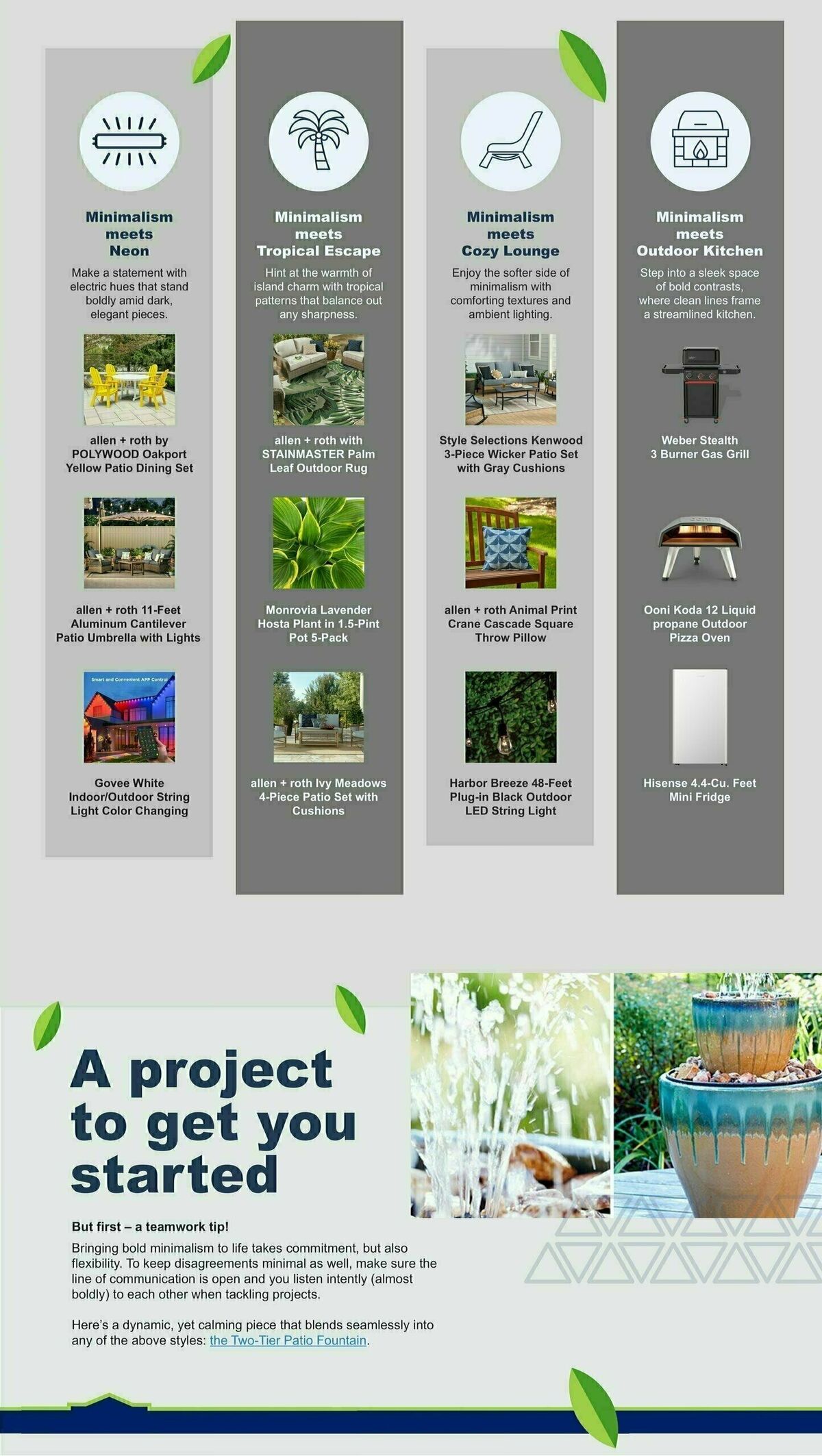 Lowe's Spring Style Catalog Weekly Ad from April 2