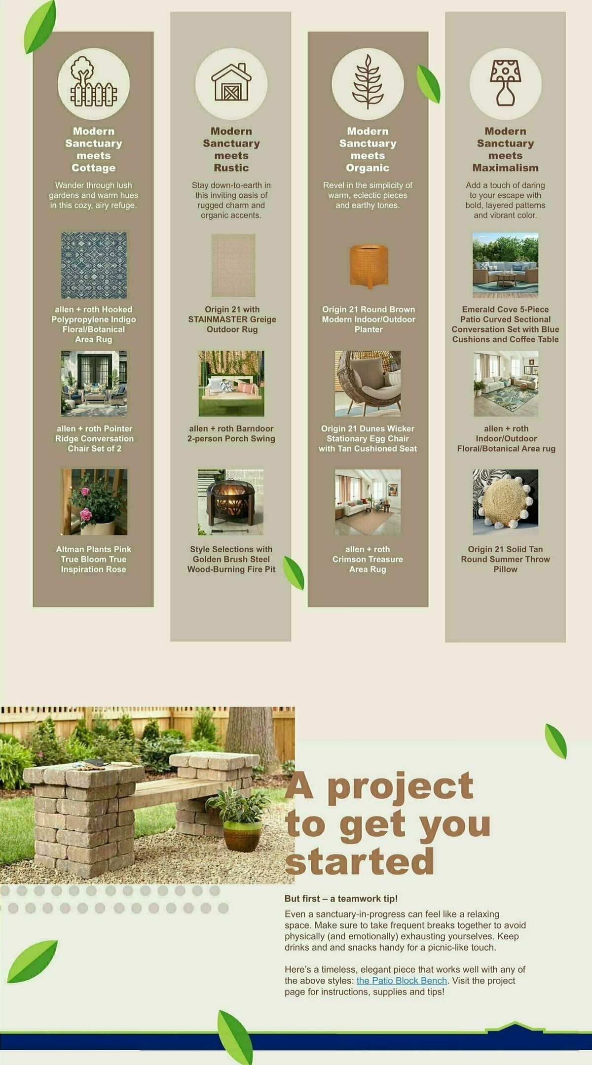 Lowe's Spring Style Catalog Weekly Ad from April 2