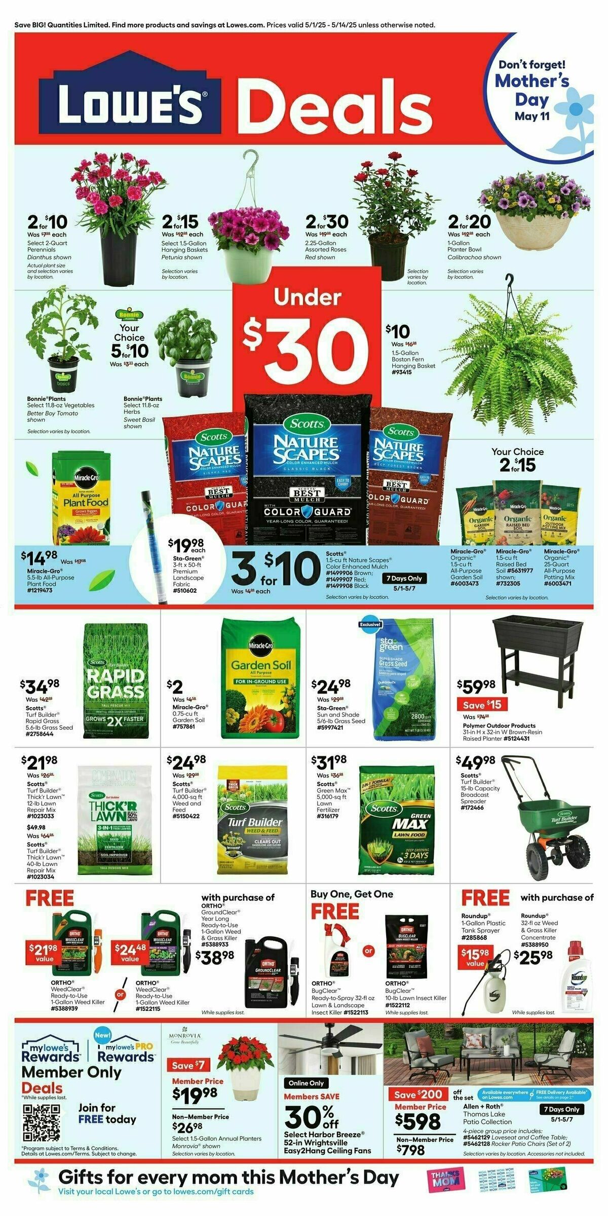Lowe's Weekly Ad from May 1