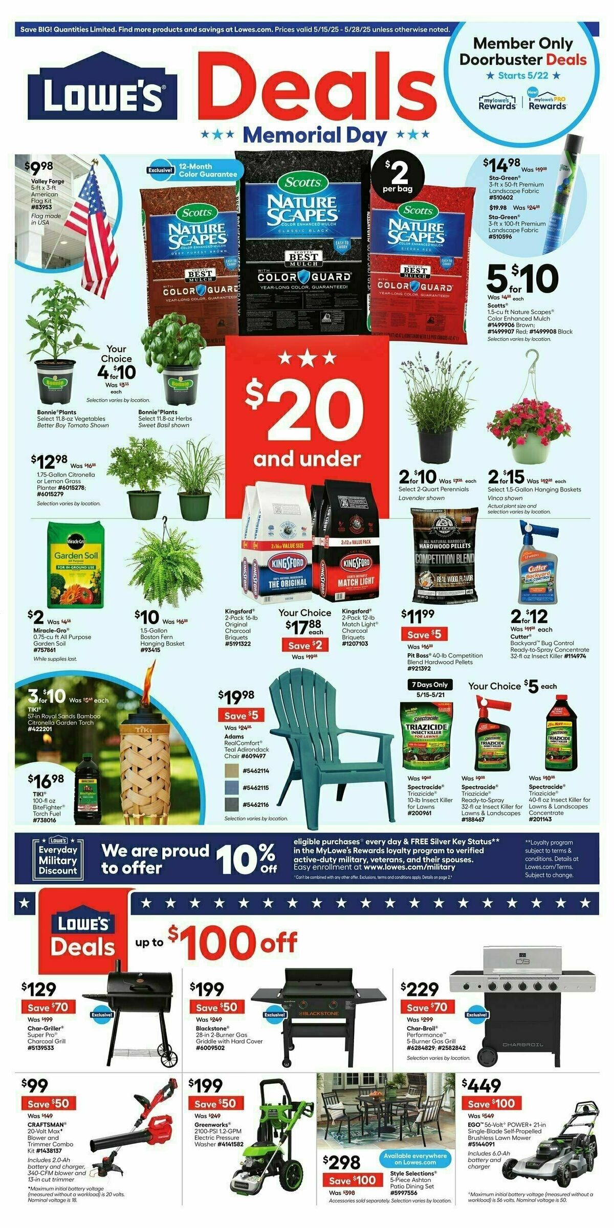 Lowe's Weekly Ad from May 15