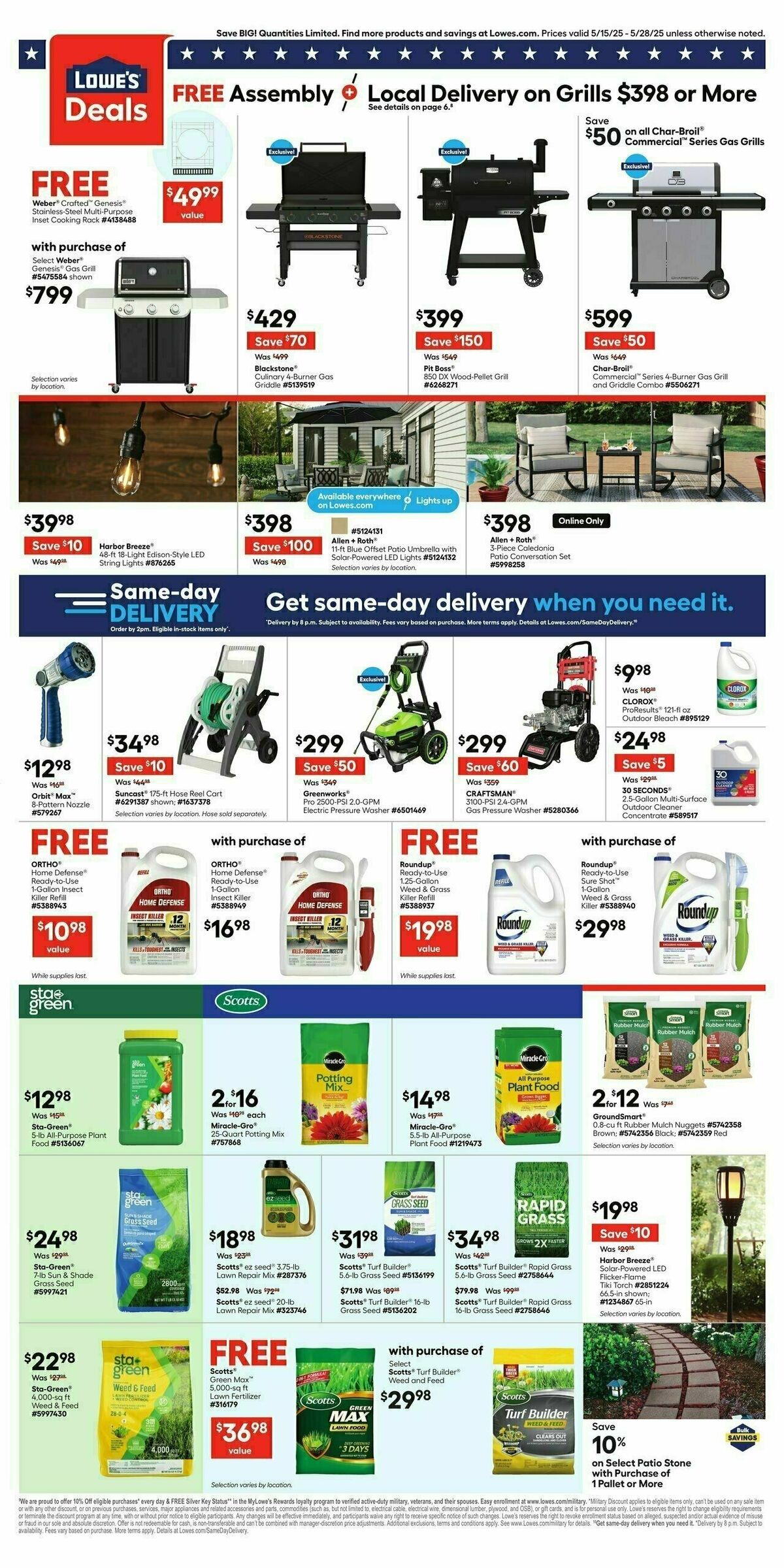 Lowe's Weekly Ad from May 15