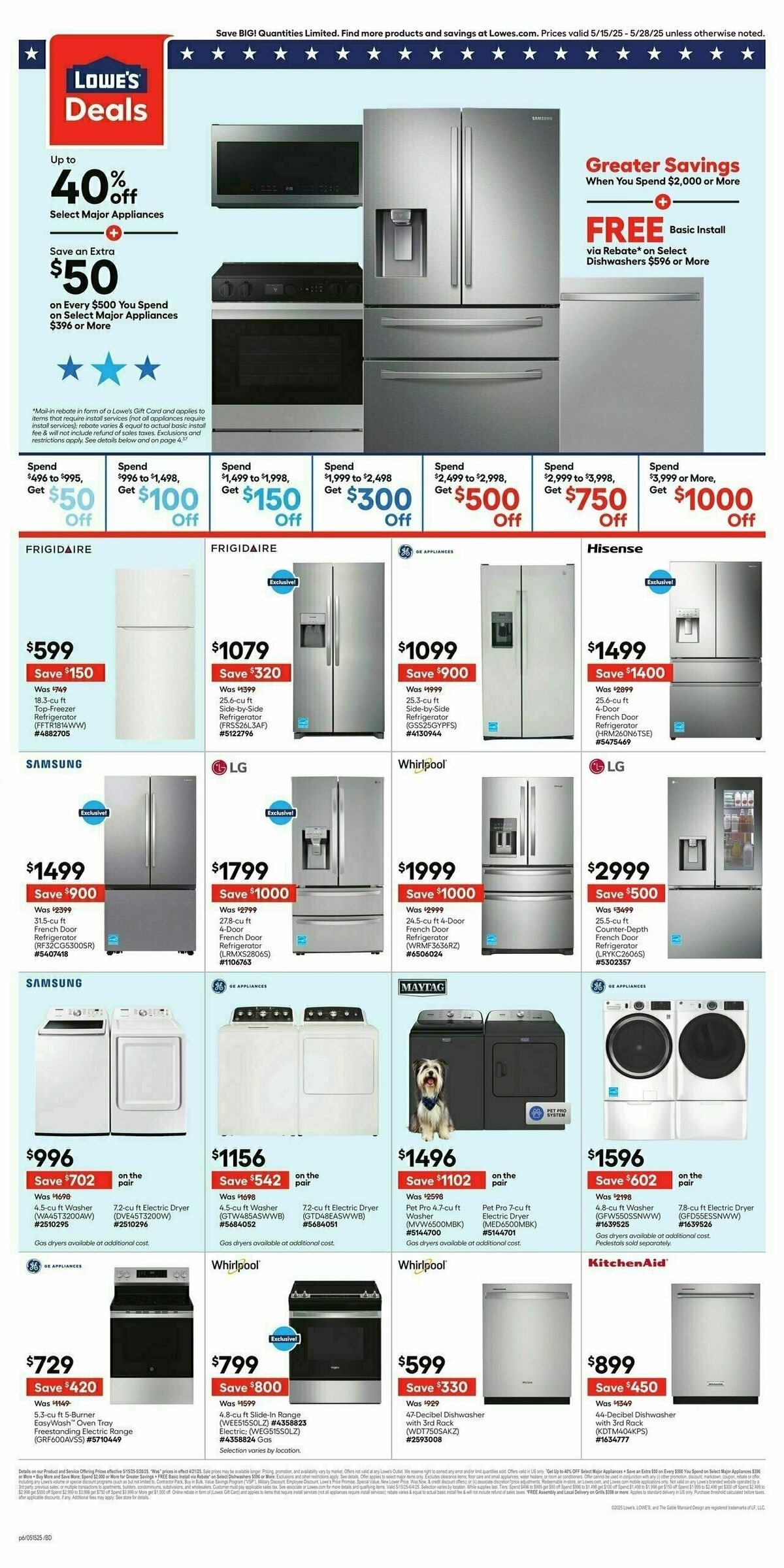Lowe's Weekly Ad from May 15