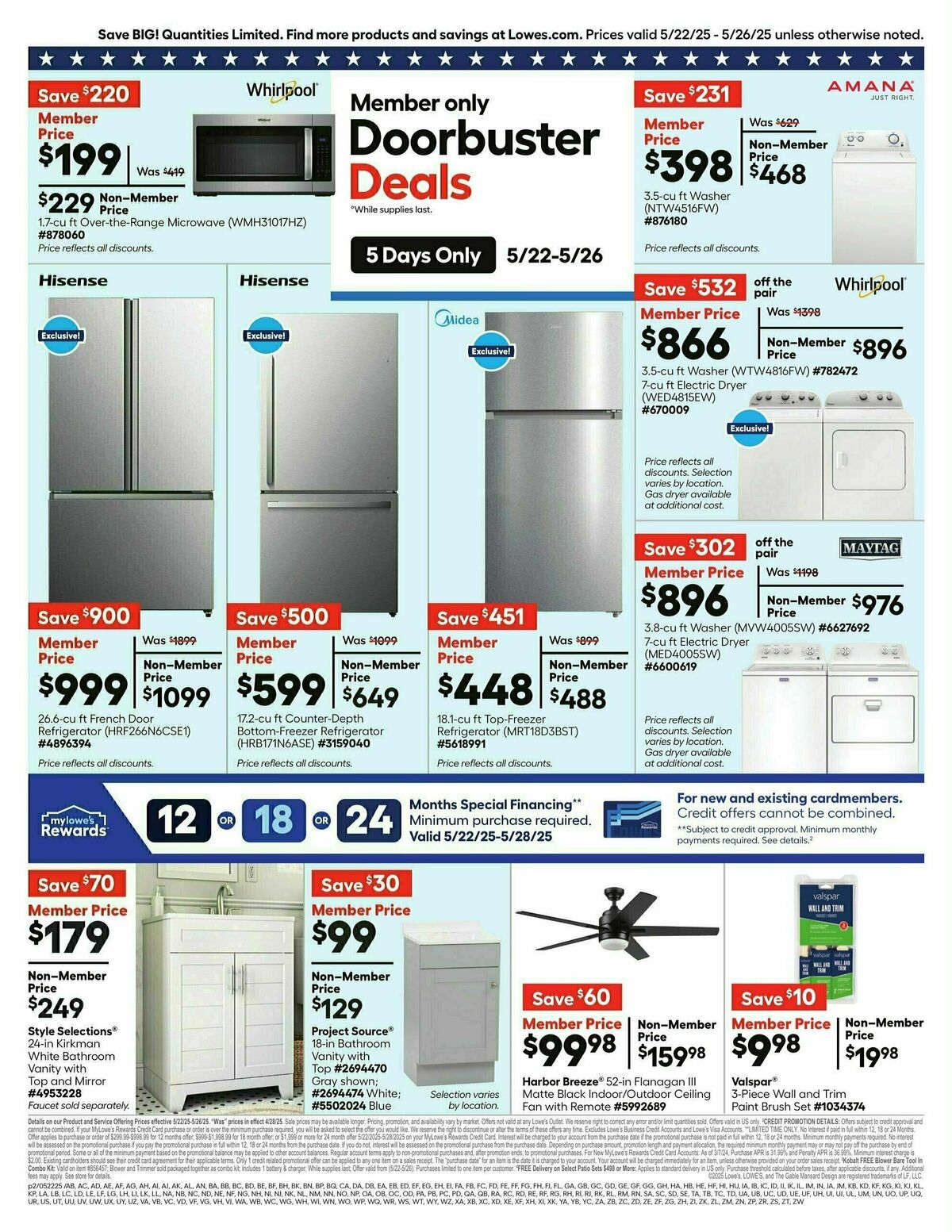Lowe's Weekly Ad from May 22