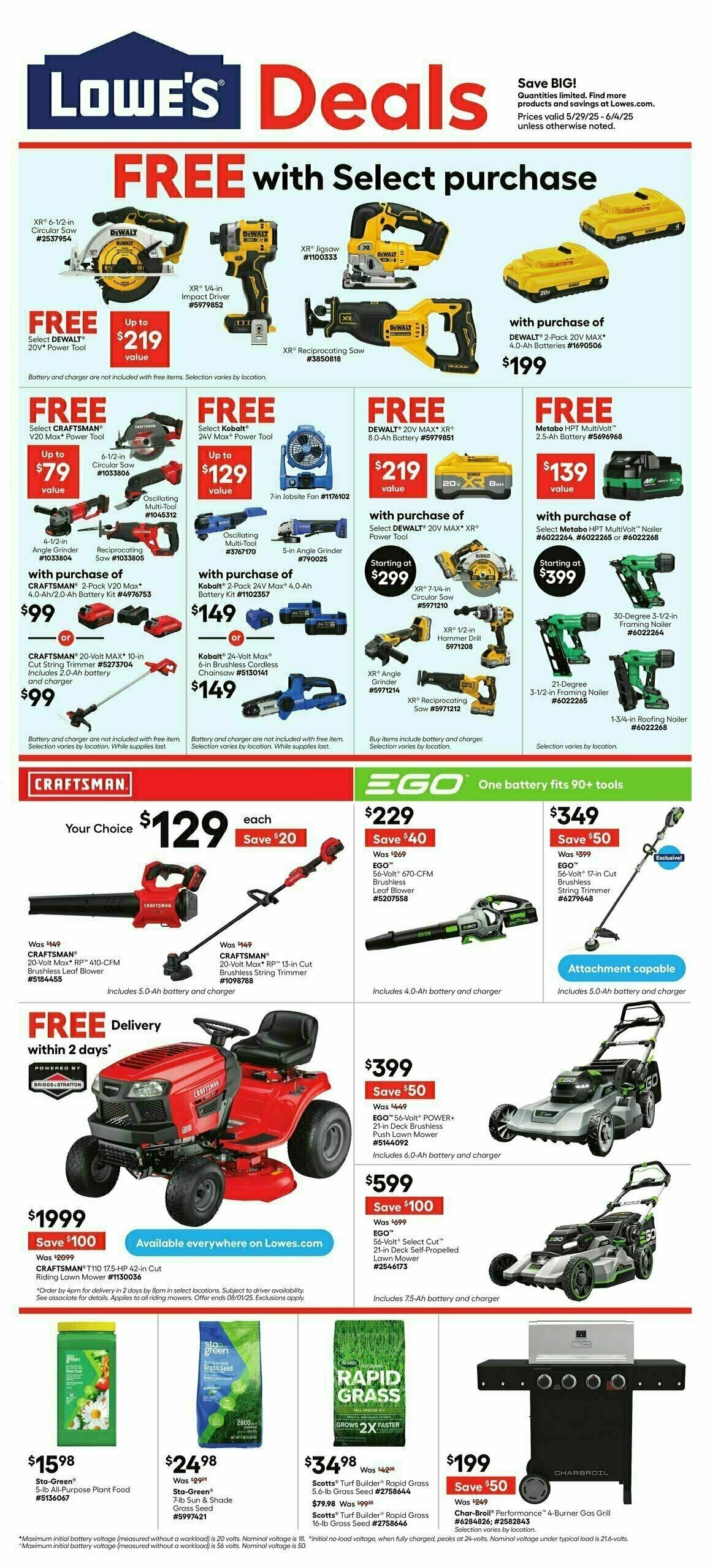 Lowe's Weekly Ad from May 29