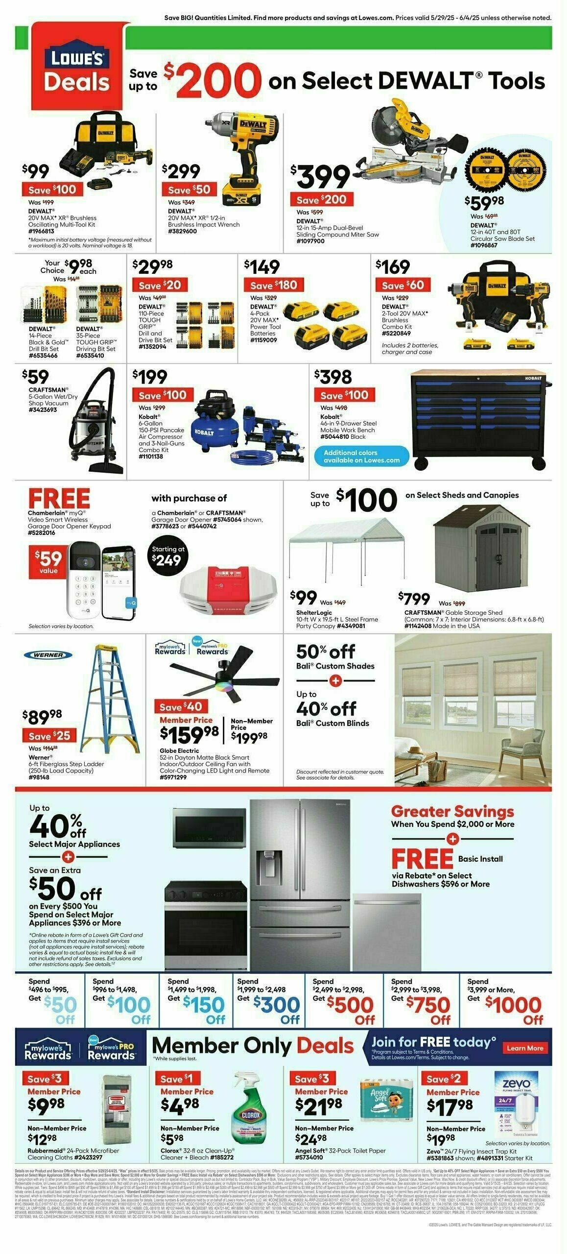 Lowe's Weekly Ad from May 29