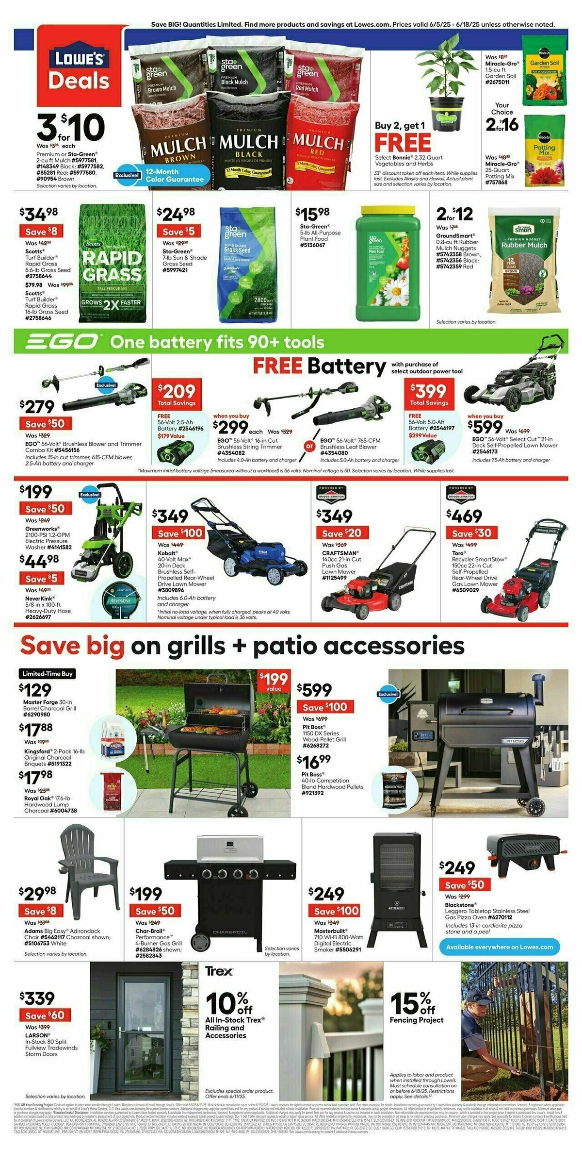 Lowe's Weekly Ad from June 5