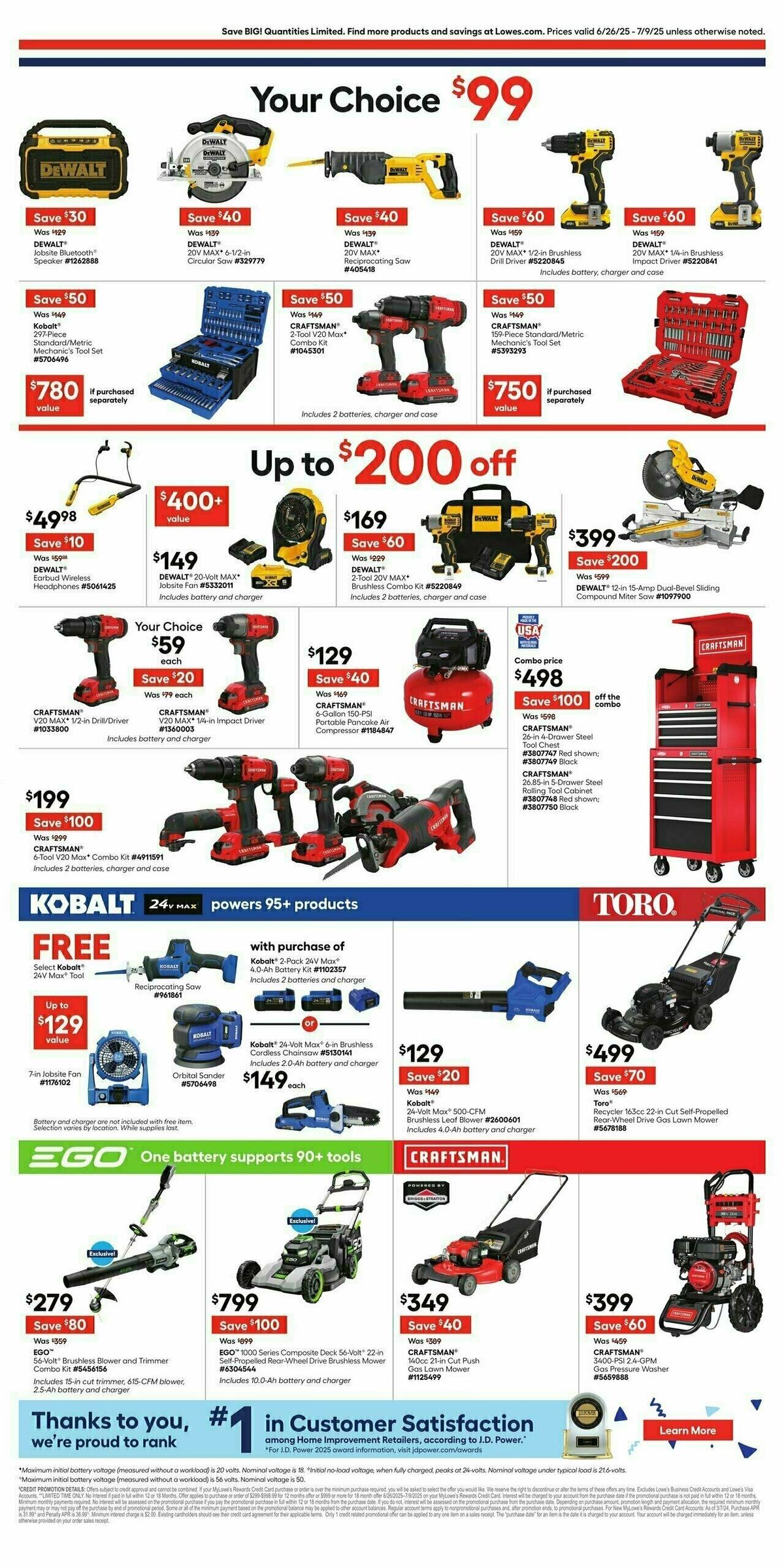 Lowe's Weekly Ad from June 26