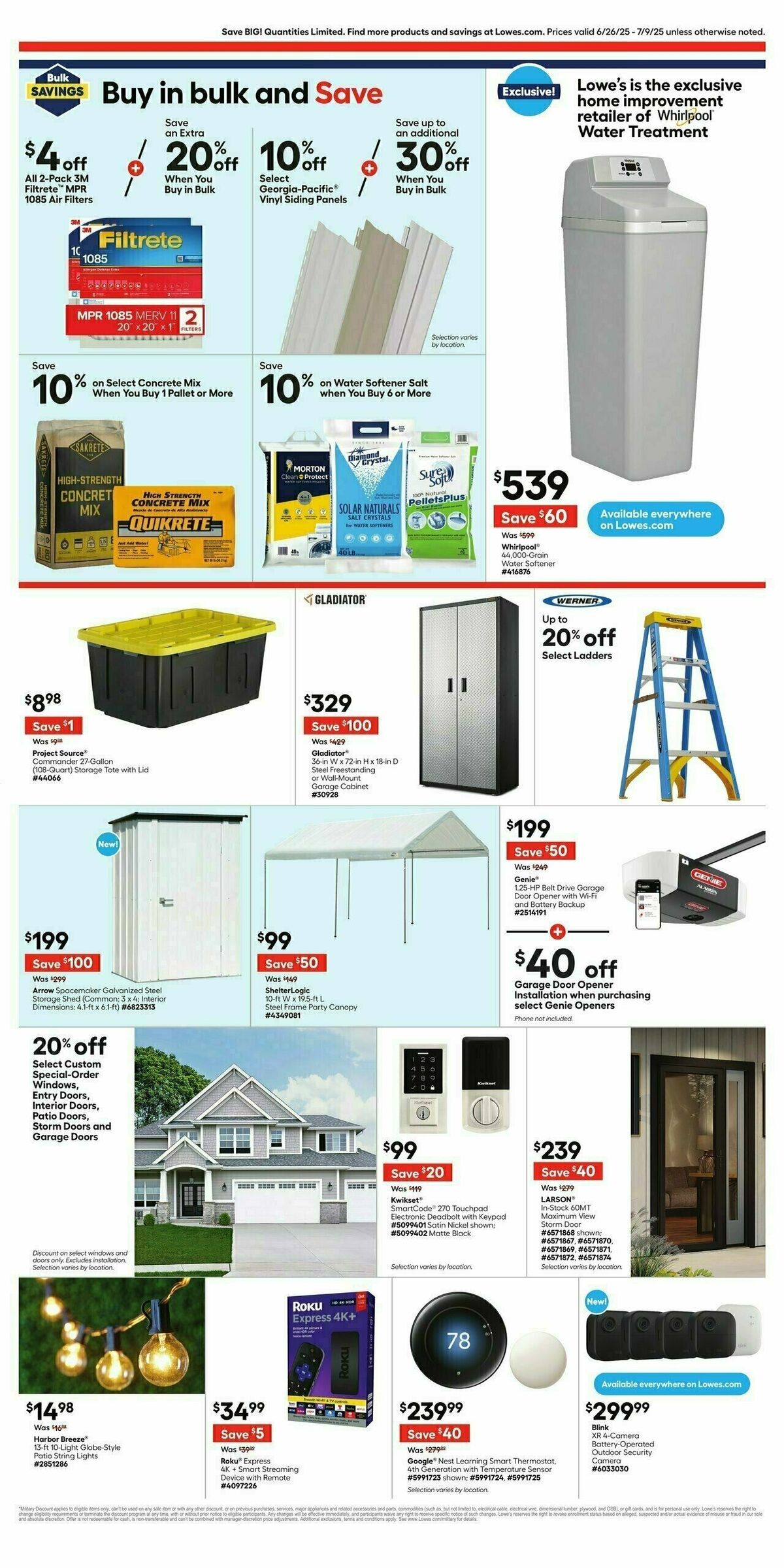Lowe's Weekly Ad from June 26