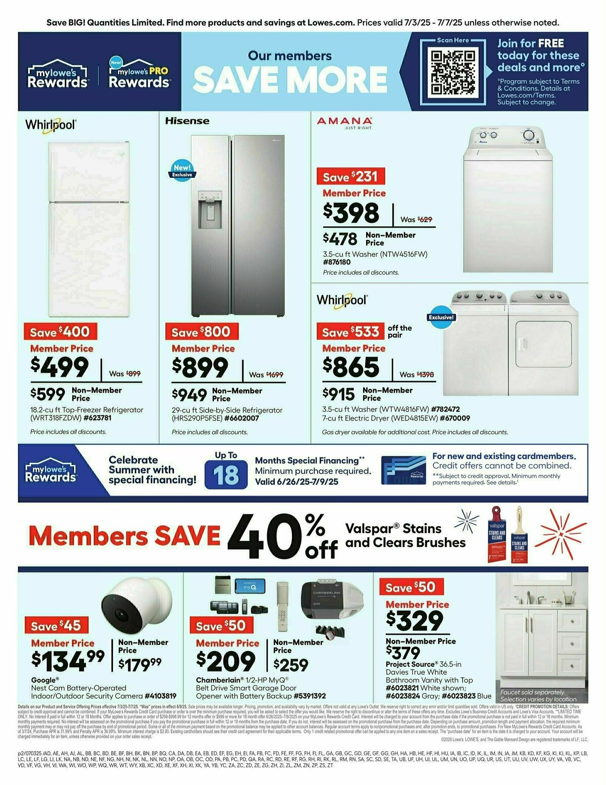 Lowe's Weekly Ad from July 3