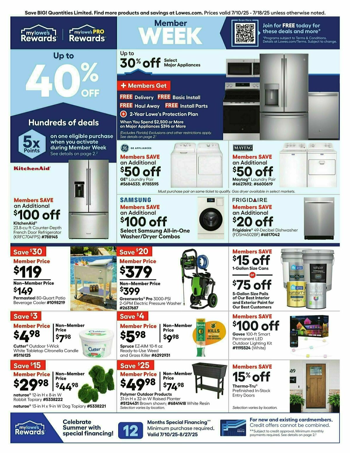 Lowe's Weekly Ad from July 10