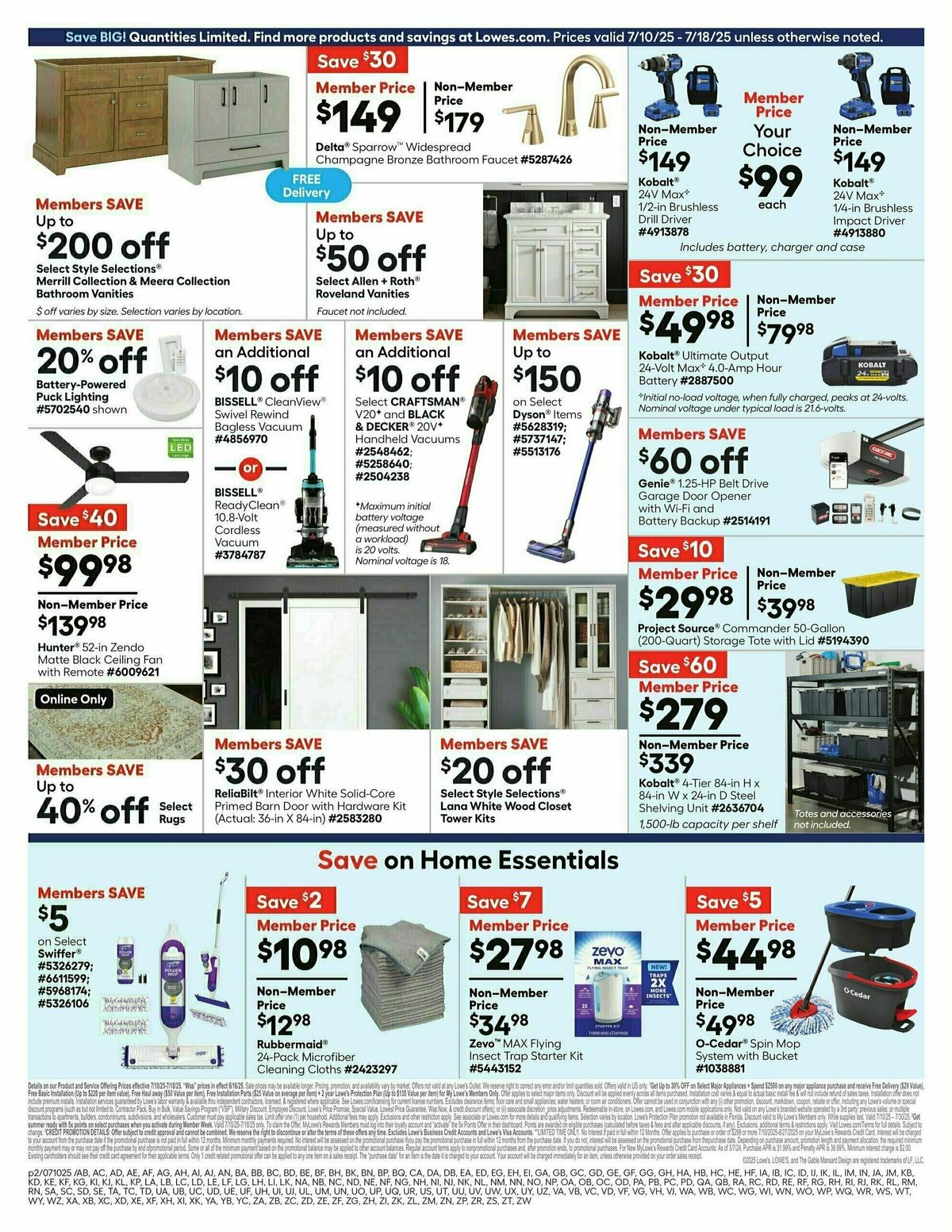 Lowe's Weekly Ad from July 10