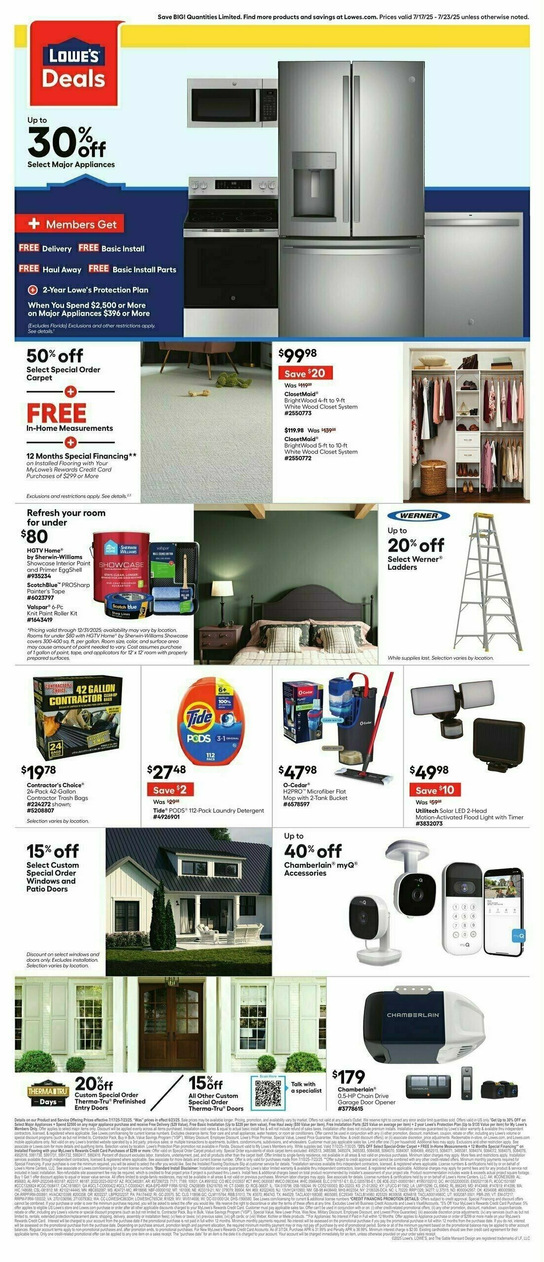 Lowe's Weekly Ad from July 17