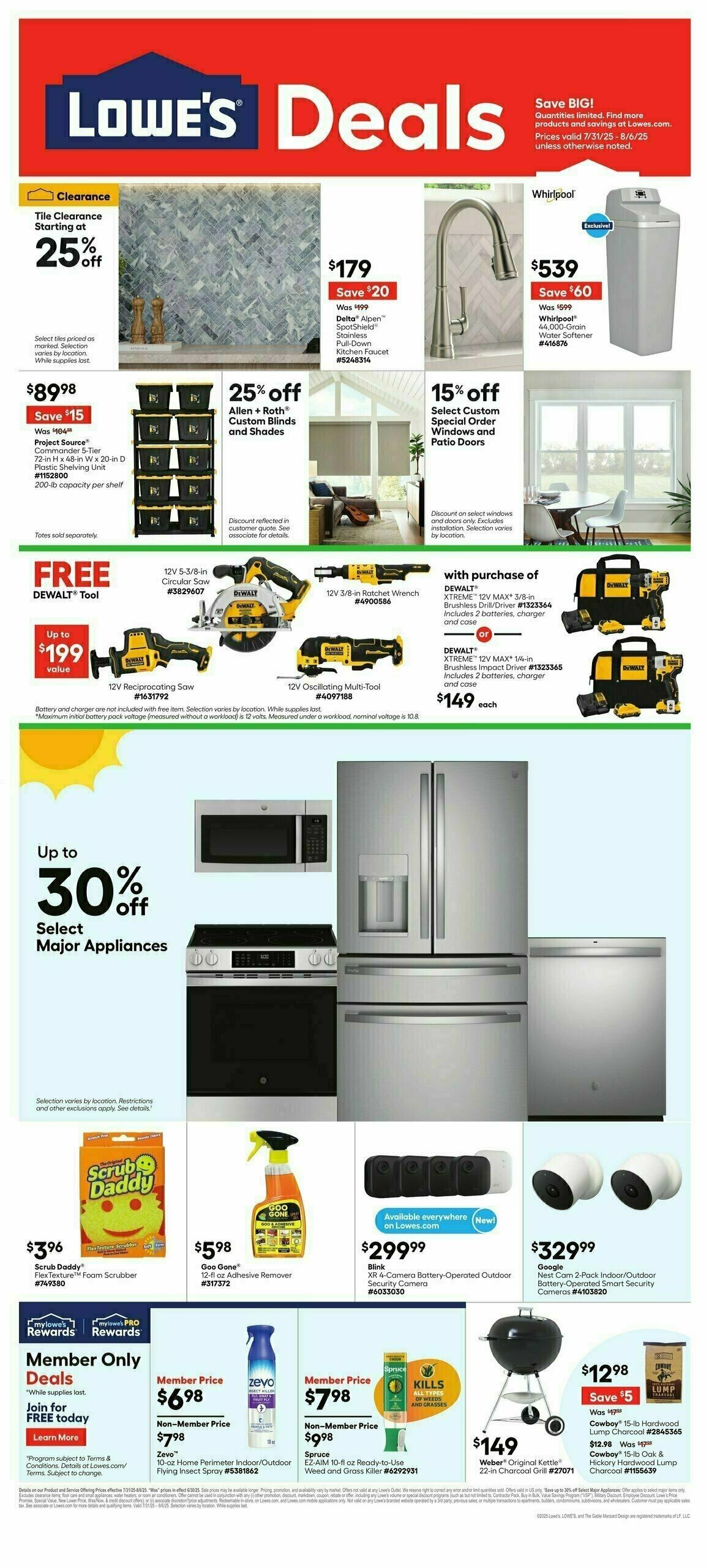 Lowe's Weekly Ad from July 31