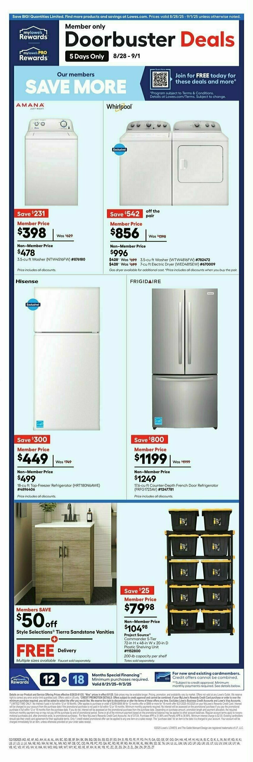 Lowe's Weekly Ad from August 28