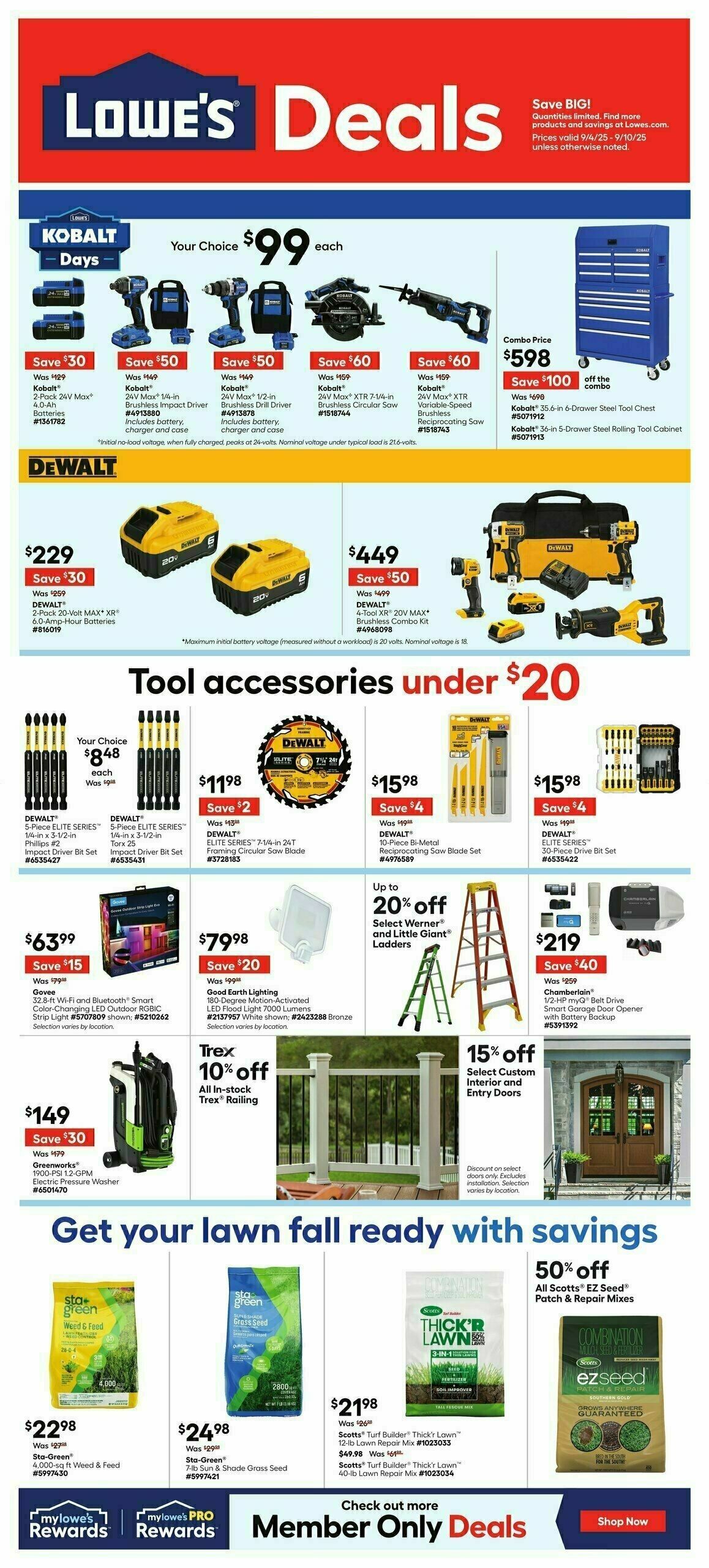 Lowe's Weekly Ad from September 4