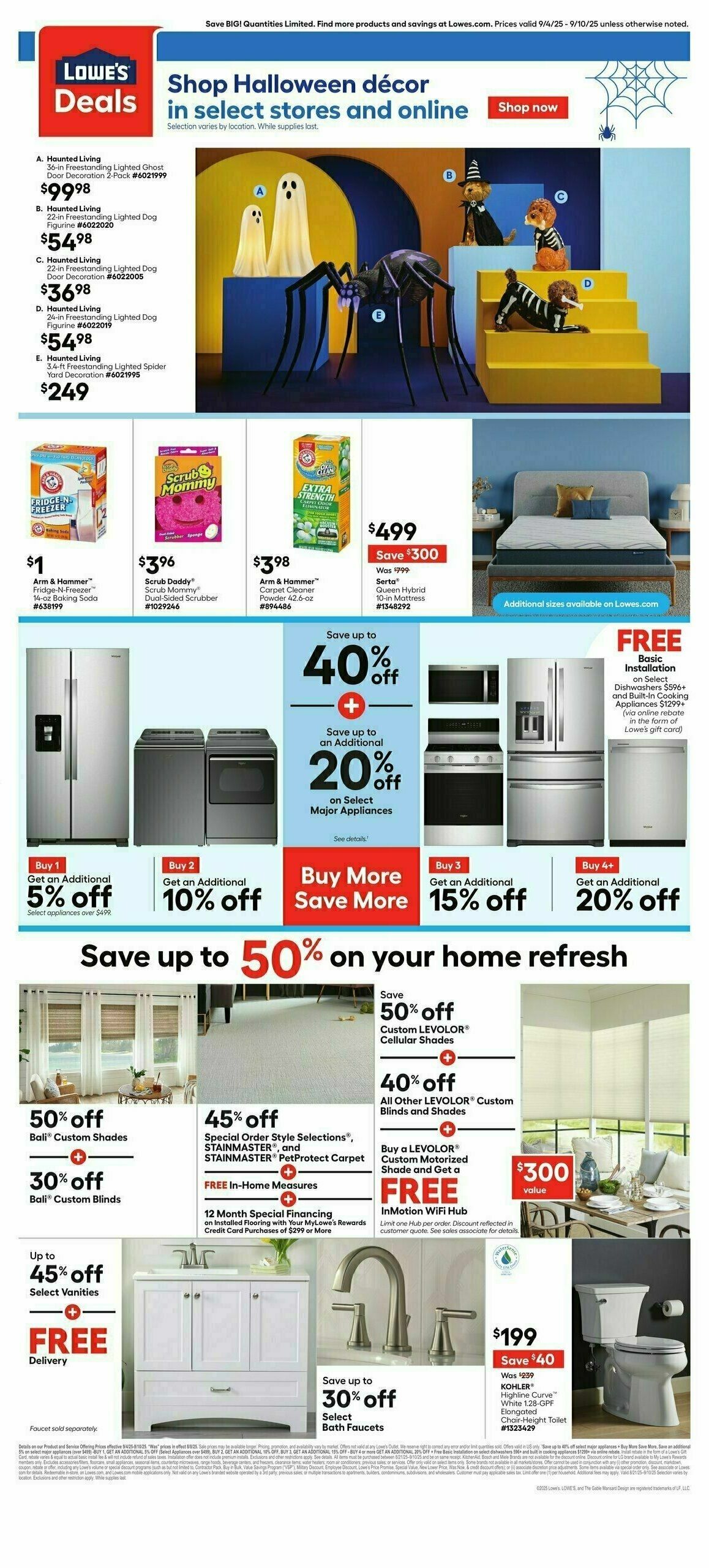 Lowe's Weekly Ad from September 4