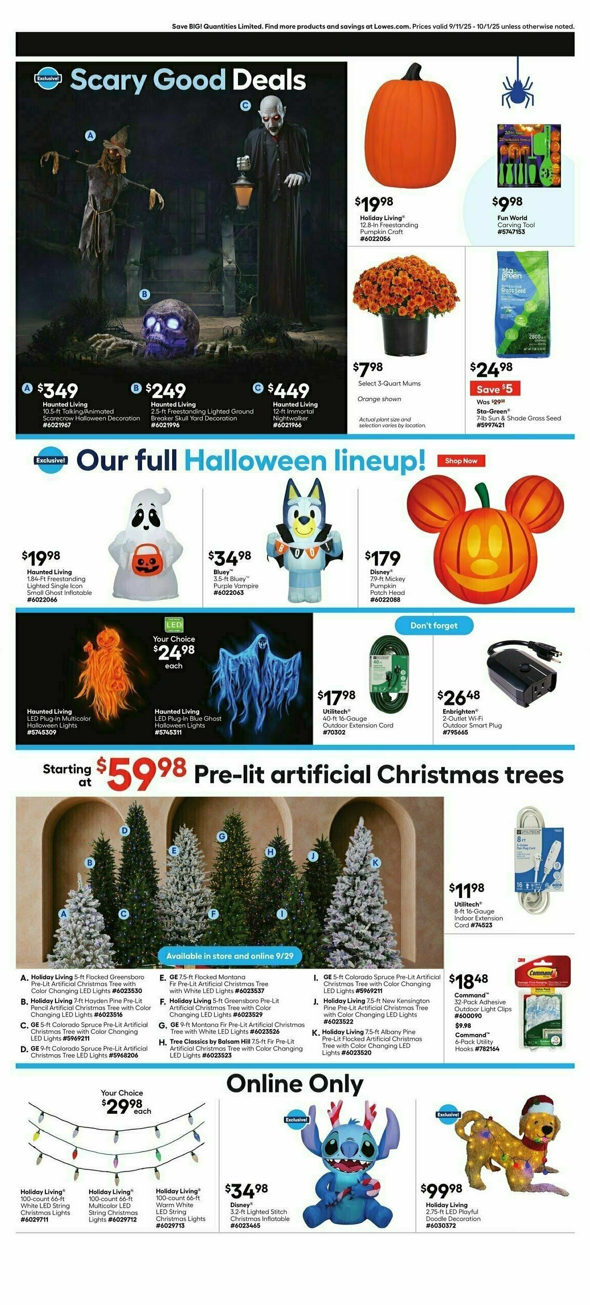 Lowe's Weekly Ad from September 11