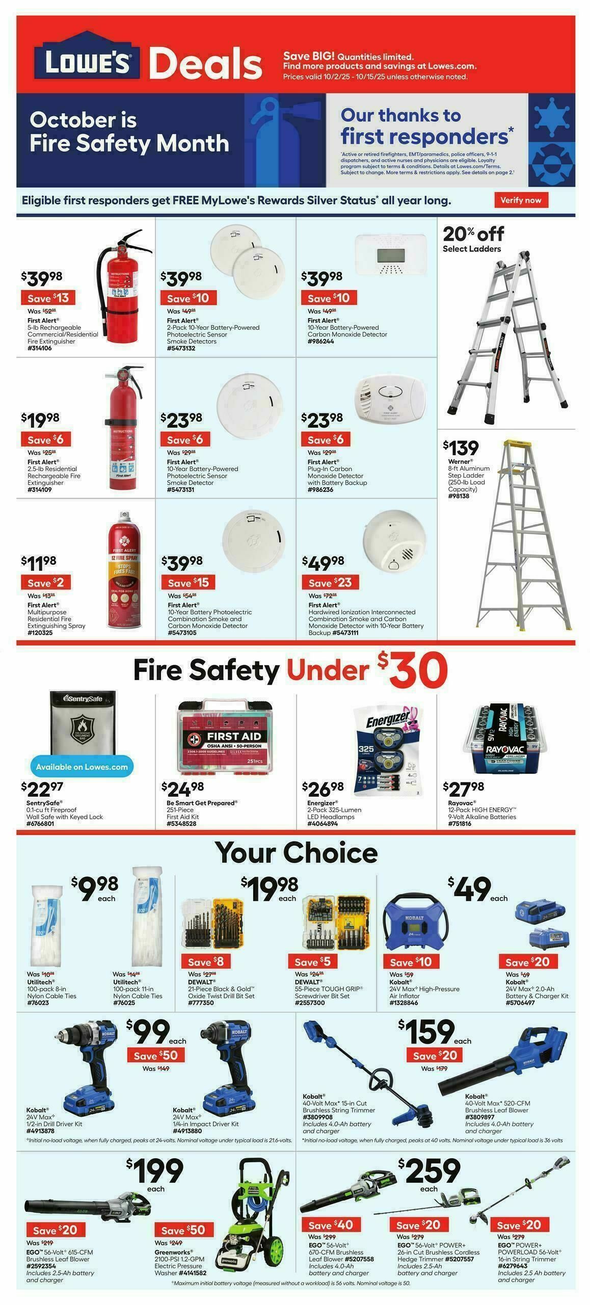 Lowe's Weekly Ad from October 2