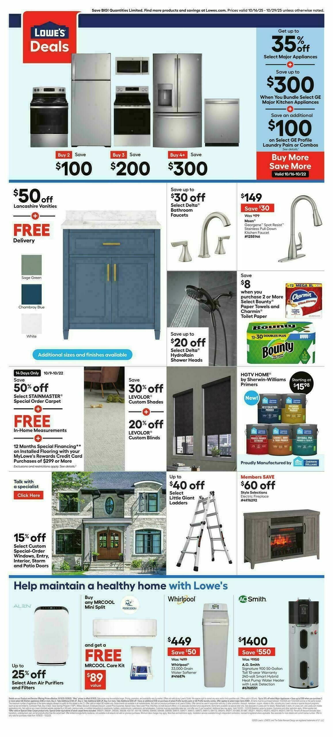 Lowe's Weekly Ad from October 16