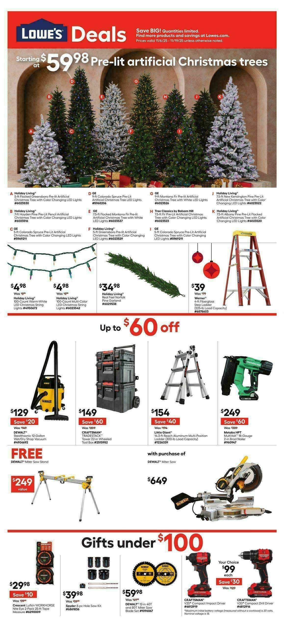 Lowe's Weekly Ad from November 6