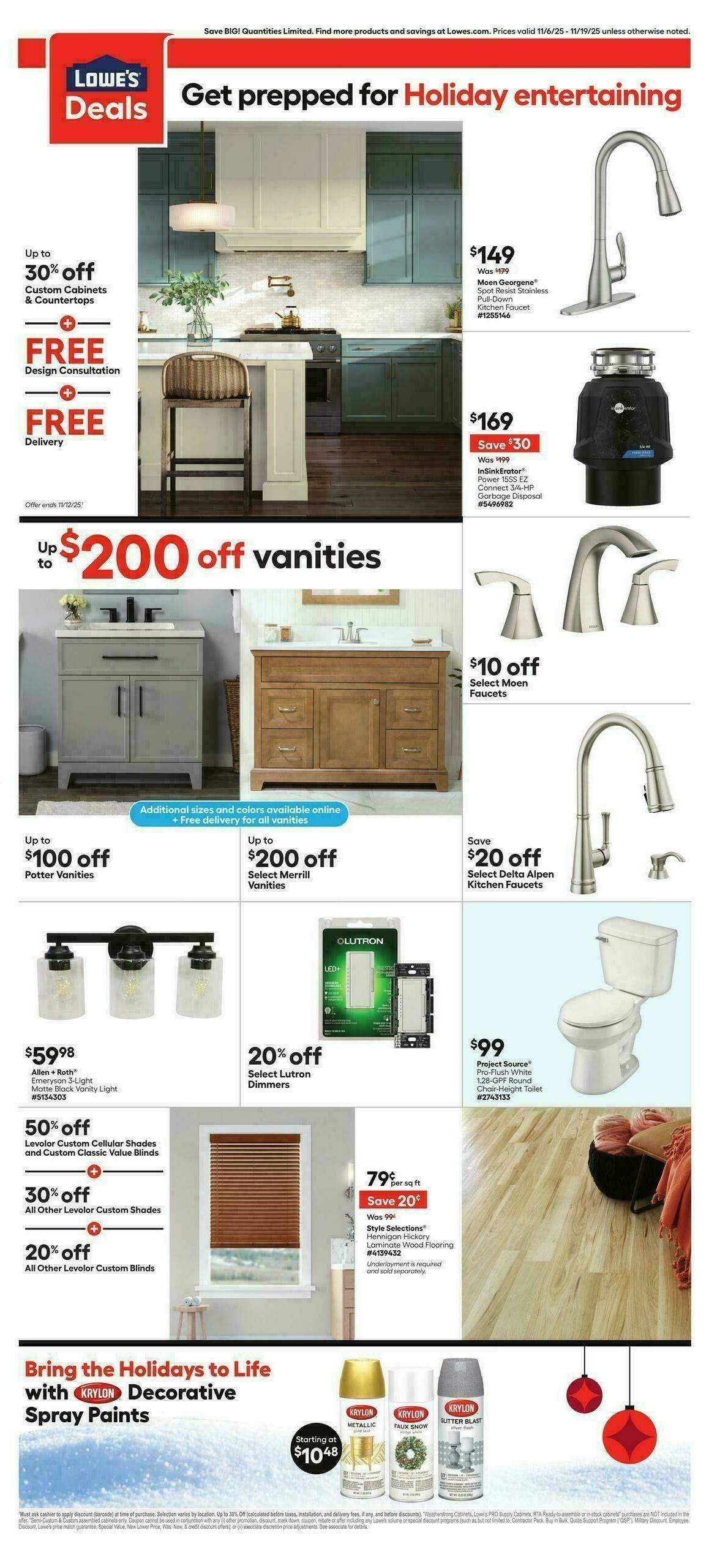 Lowe's Weekly Ad from November 6