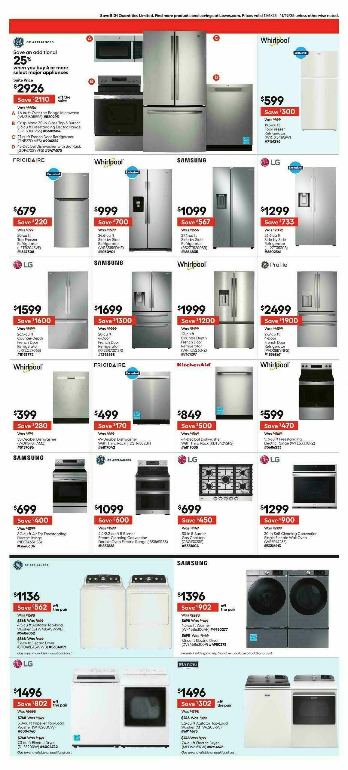 Lowe's Weekly Ad from November 6
