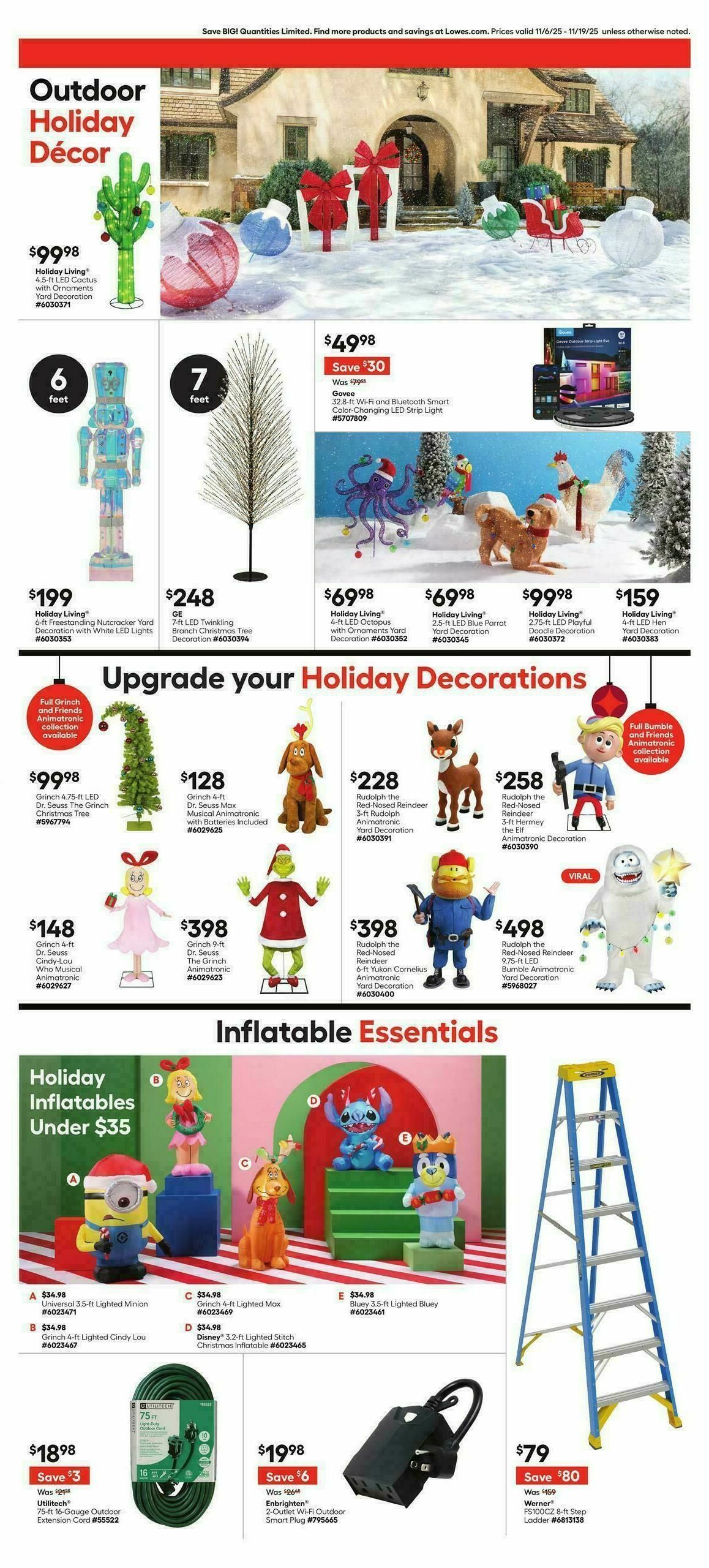 Lowe's Weekly Ad from November 6