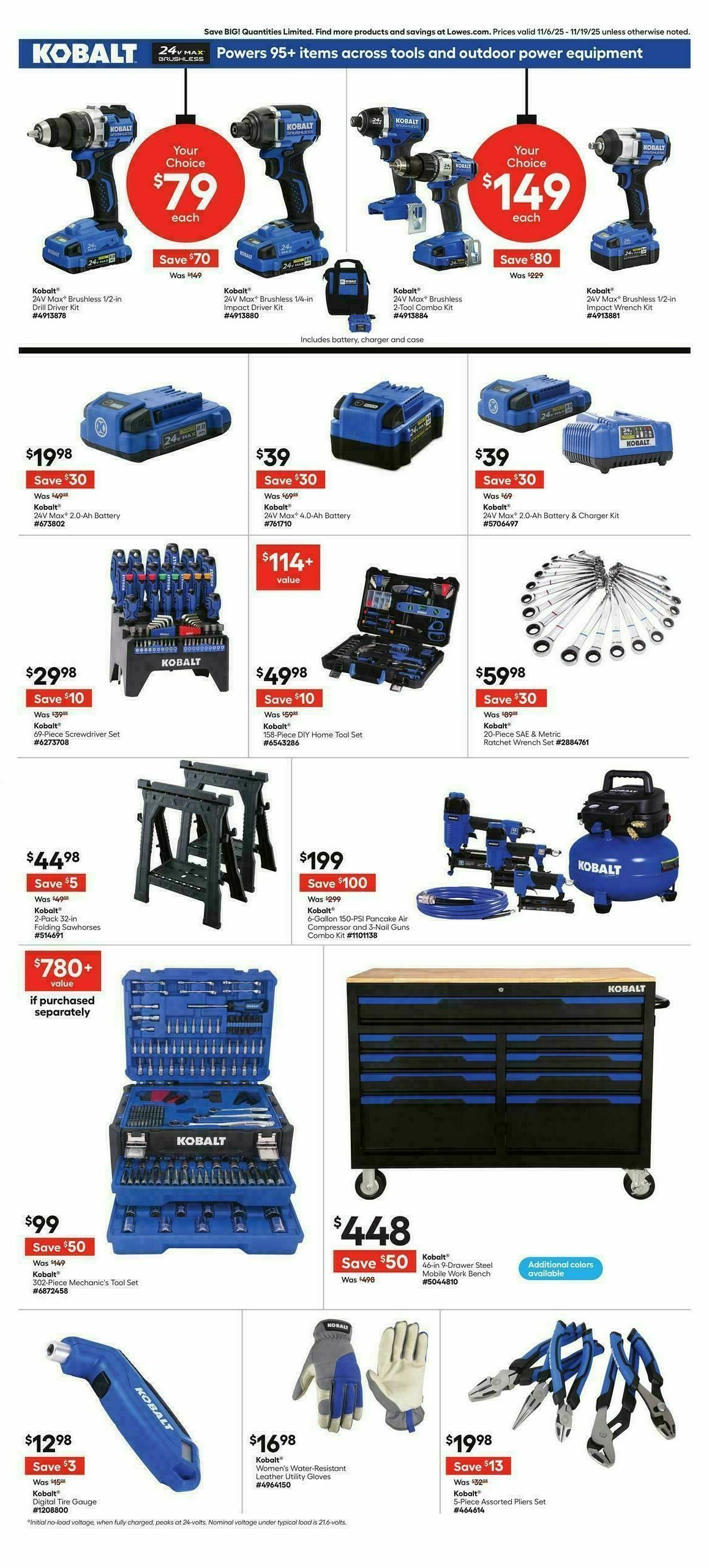 Lowe's Weekly Ad from November 6