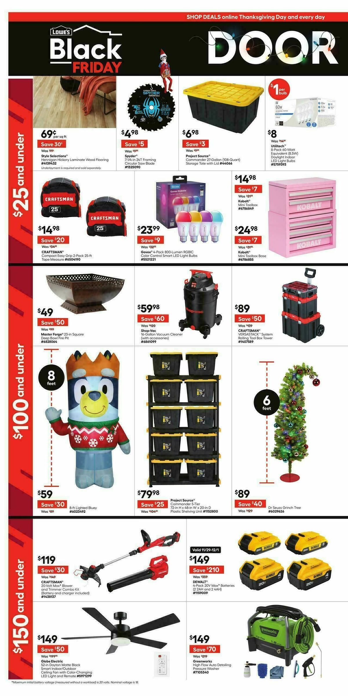 Lowe's Weekly Ad from November 27