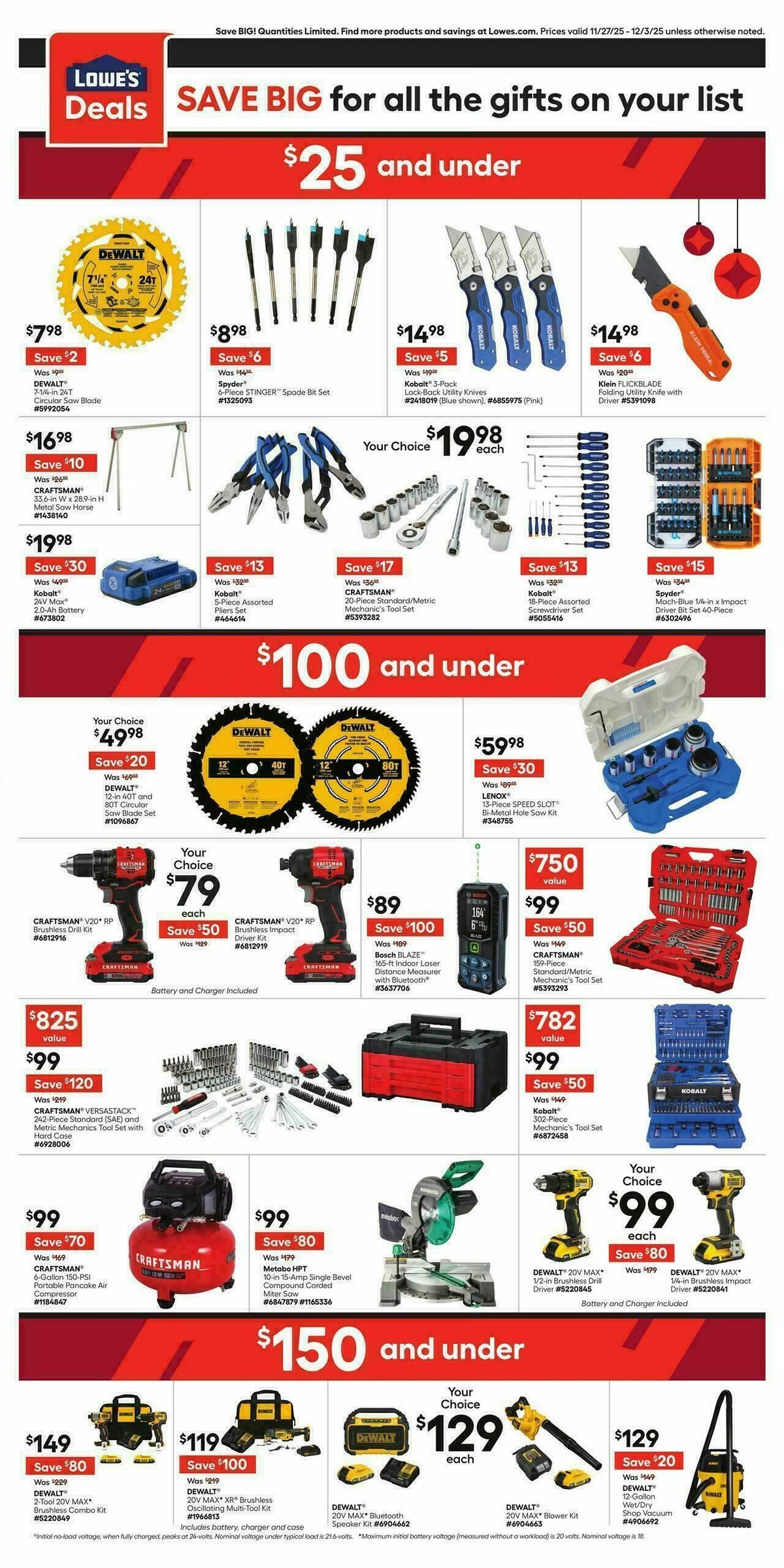 Lowe's Weekly Ad from November 27